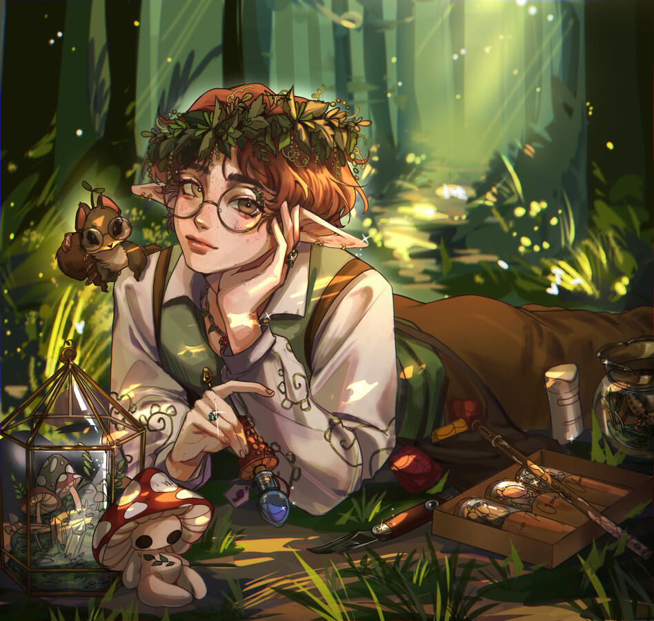 Truffles Birthday Piece ~ Art by @Ur_twigg on Vgen