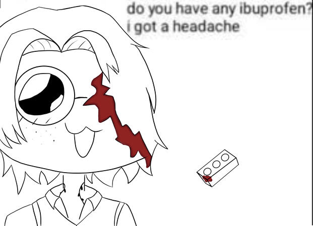 I got a headache Art by Moonlitkiwi