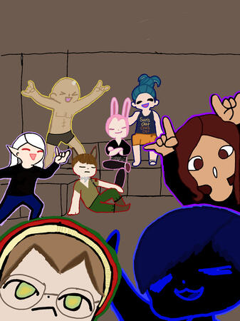 The Squad Art by LunaChocolate2