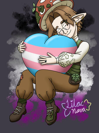 Trans Love Art by LilacNava