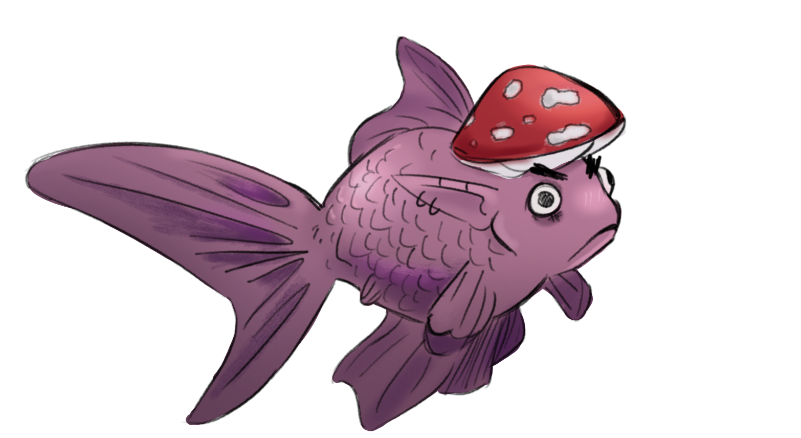 Repent Fish (Asexual Sex Icon) Art by SunofSeas