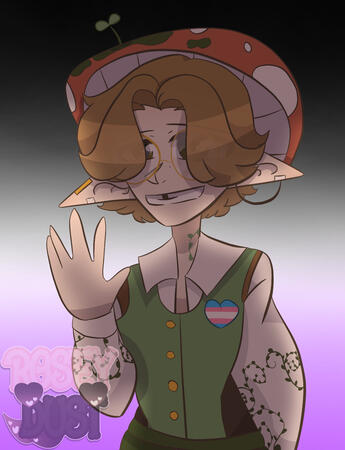 Trans Pride Art by Rosey_Dust