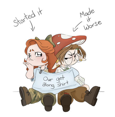 Get Along Shirt w/ Zuckmen Art by SunofSeas