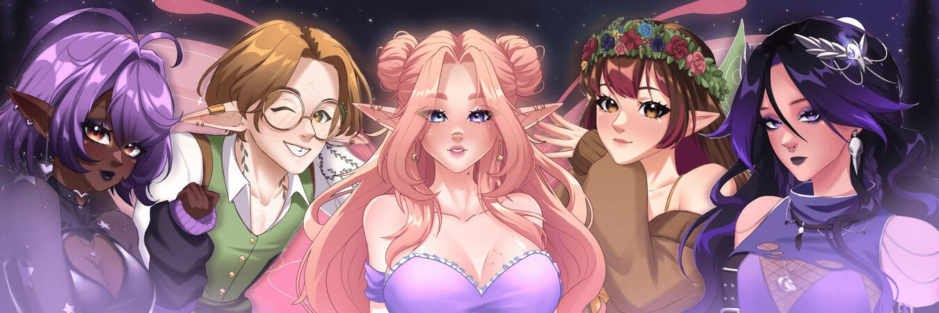 Astral Forest Banner 2025 w/ Astral Forest Art by ReisuDesign