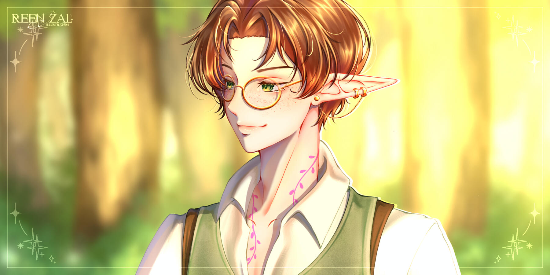 Skeb Banner Commission Art by ReenZaal